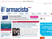 Tablet Screenshot of ilfarmacistaonline.it